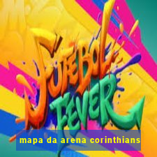 mapa da arena corinthians